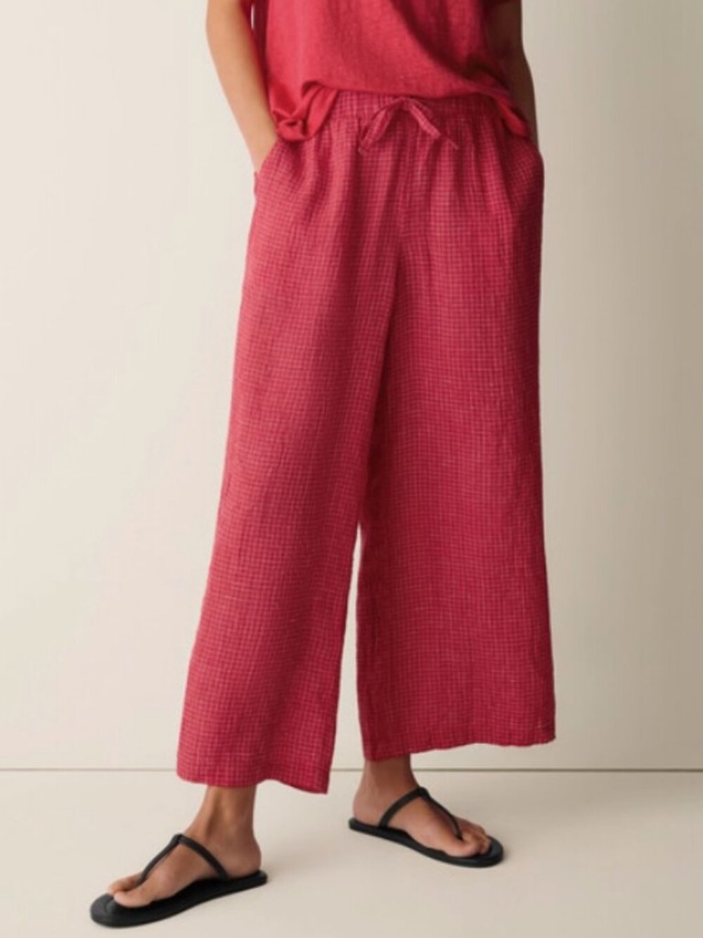 Eileen Fisher Linen Pants Size Large